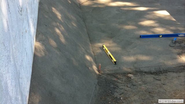 Custom shaped bottom to fit custom liner exactly Custom shaped bottom to fit custom liner exactly