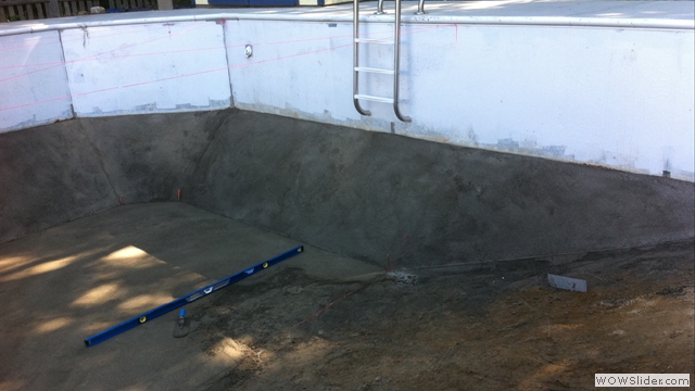 Rusty walls sanded and painted too Rusty walls sanded and painted too